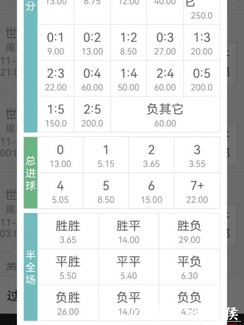 世界杯投注官网赔率详解及玩法技巧